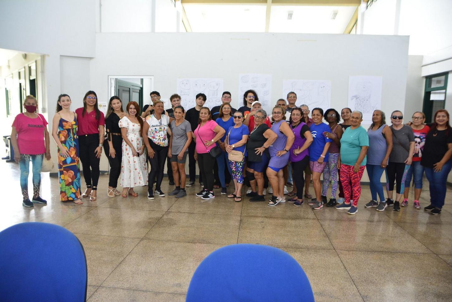 Oficina de arte promove inclusão de idosos do Cras Alegria em parceria com a Unifap