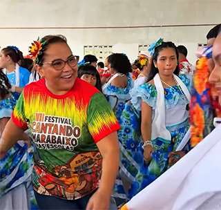 Prefeita Kelley Lobato reforça compromisso com a cultura e educação no Dia do Marabaixo
