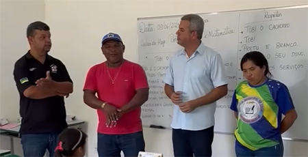 Prefeito Bruno Mineiro entrega novos equipamentos à Escola Municipal Tio Zeca e reforça compromisso com a educação em Tartarugalzinho