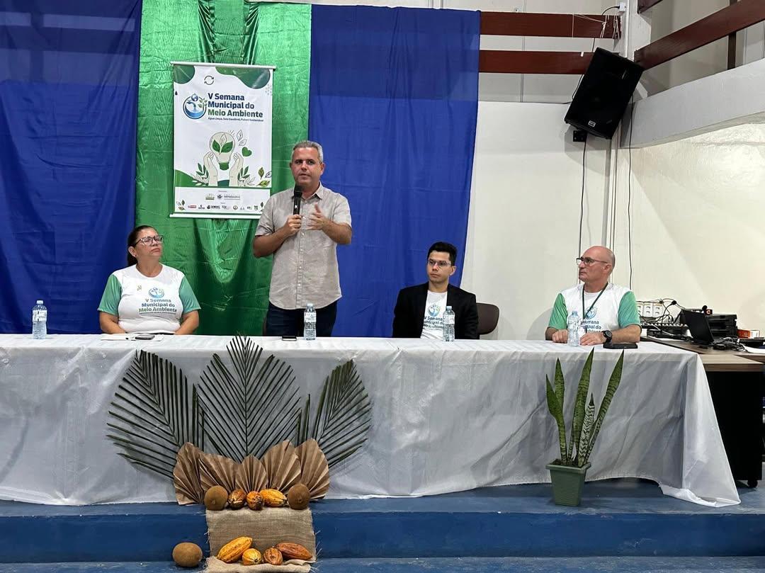 Prefeito Bruno Mineiro reforça compromisso com sustentabilidade na abertura da V Semana Municipal do Meio Ambiente em Tartarugalzinho