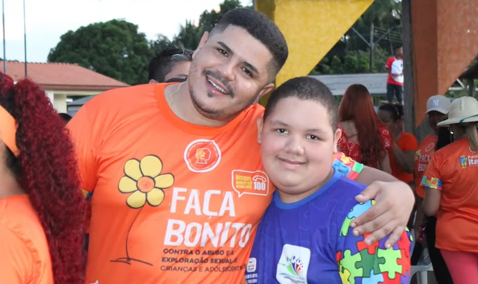 Prefeito Jaisom mobiliza comunidade com caminhada do Maio Laranja para combater o abuso infantil