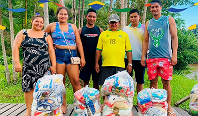 Prefeito Jaisom Picanço amplia ações sociais em Itaubal com entrega de kits para famílias em situação de vulnerabilidade