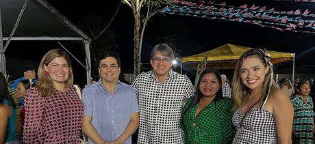 Prefeito Júnior Leite celebra arraiá de Pracuúba: tradição e união
