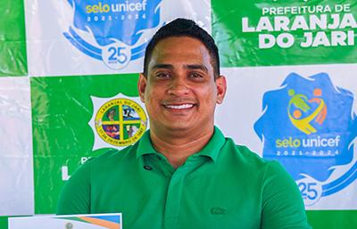 Prefeito Teddy Marcel comemora avanço das obras e promete mais desenvolvimento para Laranjal do Jari