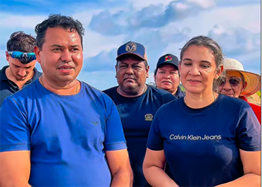 Prefeito Toinho Garimpeiro busca apoio estadual para melhorar acesso à Praia do Goiabal em Calçoene