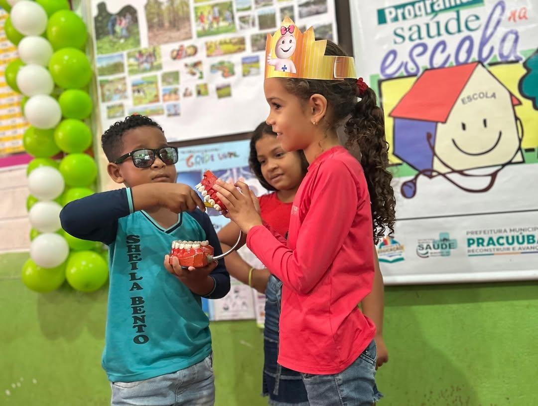 Prefeitura de Pracuúba promove saúde e cidadania com ações do Programa Saúde na Escola na comunidade do Flexal