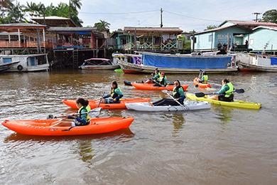 7ª Remada do Forte reúne atletas e apaixonados por esportes aquáticos no Igarapé da Fortaleza