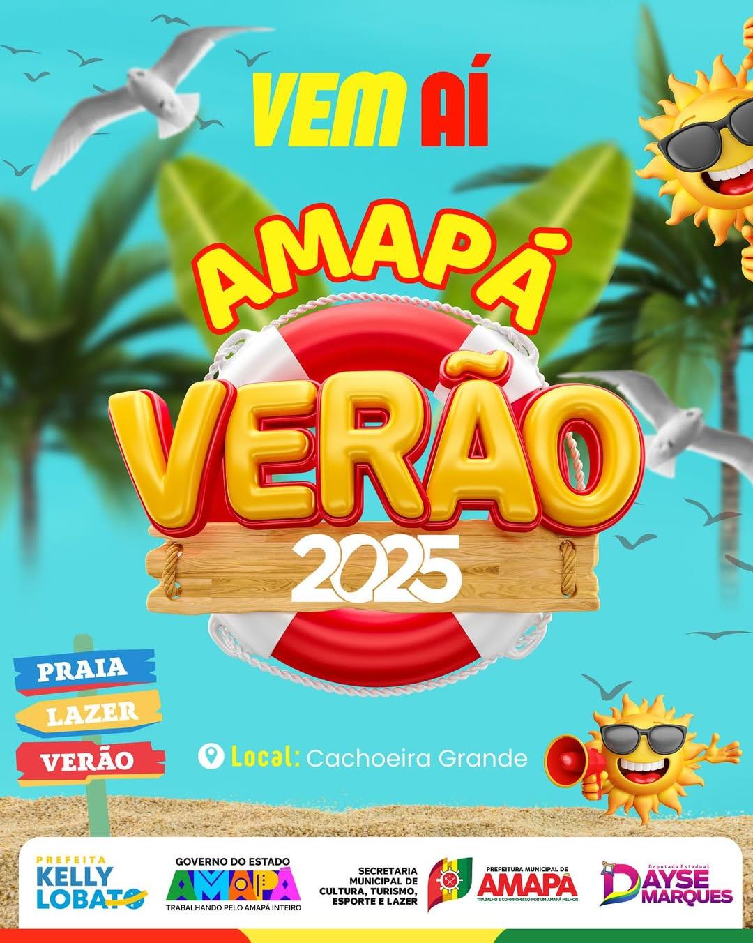 Amapá Verão 2025: sol, cultura e diversão em Cachoeira Grande