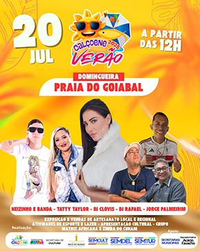 Calçoene Verão 2025: Praia do Goiabal recebe Luau Agro e Domingueira de Verão