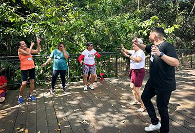 Cras Igualdade promove visita ao Parque Urbano Horto Municipal