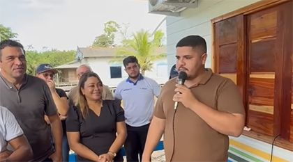Itaubal inaugura UBS Delzoite de Almeida Santos em Igarapé Novo
