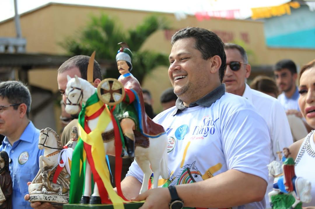 Mazagão Velho vive a força da fé e da tradição com a Festa de São Tiago, destaca senador Davi Alcolumbre