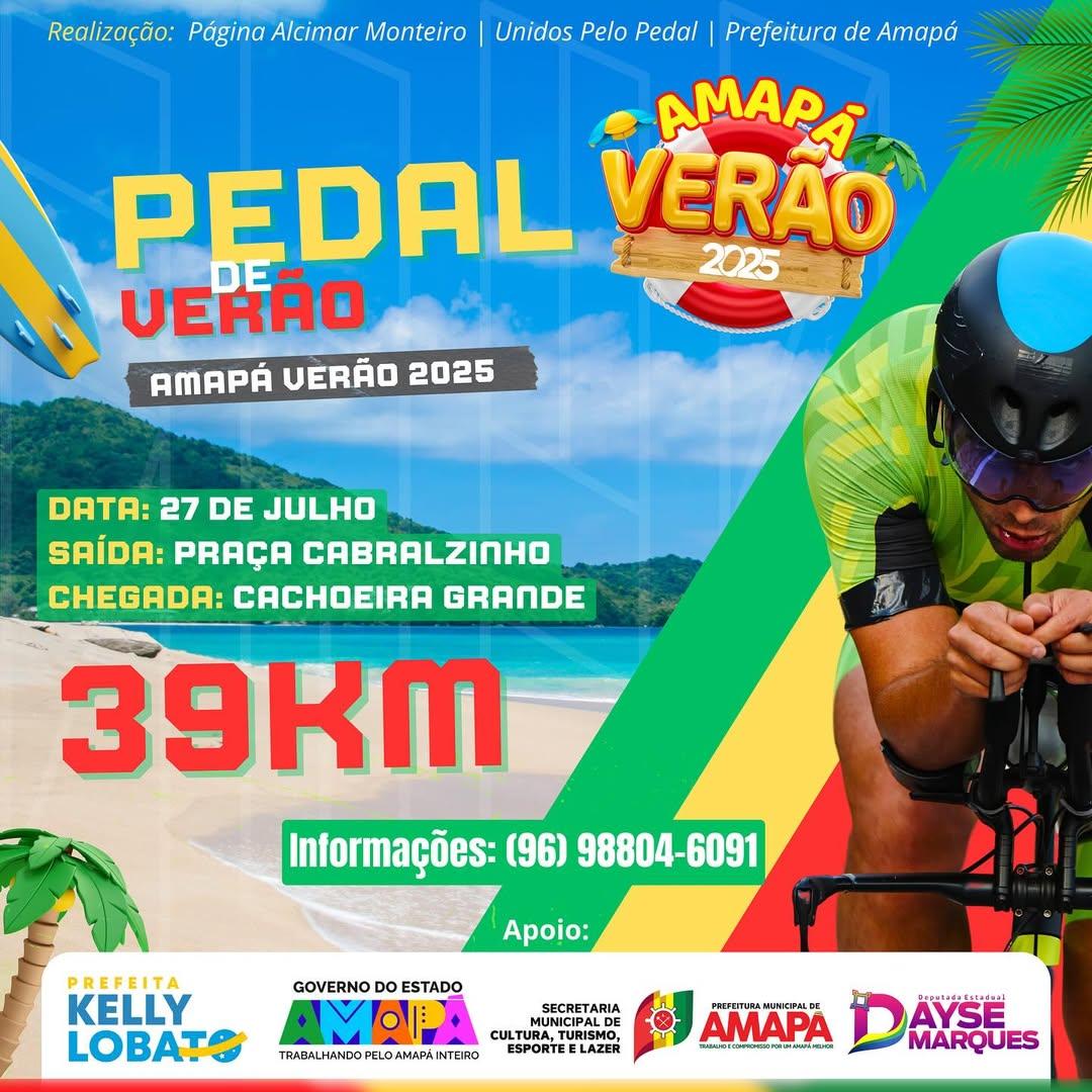 Pedal de Verão 2025: Aventura e integração marcam evento ciclístico no Amapá