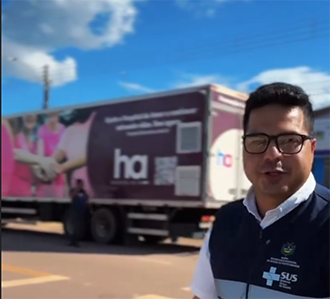 Porto Grande recebe a Carreta do Amor para exames gratuitos de mamografia e preventivo