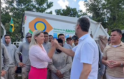 Prefeita Paulinha Santos renova convênio de R$ 4,5 milhões para limpeza urbana em Serra do Navio