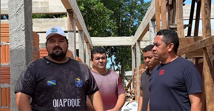 Prefeito Breno acompanha obra da nova UBS no bairro Infraero