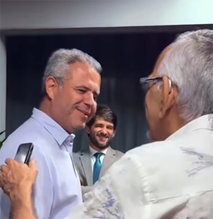 Prefeito Bruno Mineiro destaca potencial turístico de Tartarugalzinho no lançamento do Plano Brasis
