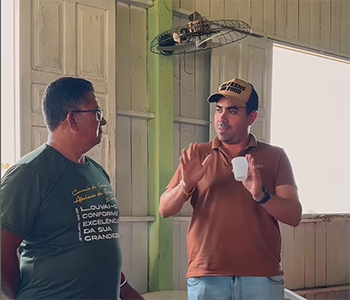 Prefeito Júnior Mourão reforça compromisso com melhorias na energia elétrica da Comunidade Creio em Deus