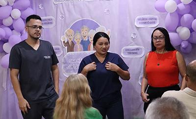 Prefeitura de Oiapoque promove ação do Junho Violeta na UBS Julieta Palmeirim