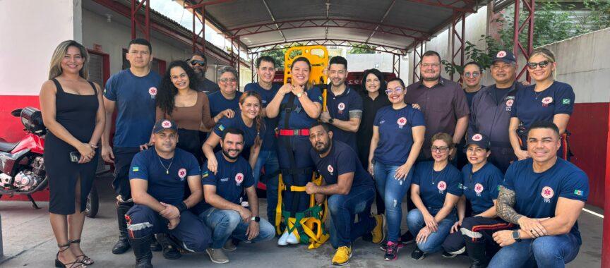 Prefeitura de Santana fortalece capacitação do SAMU com treinamentos de retirada rápida de pacientes