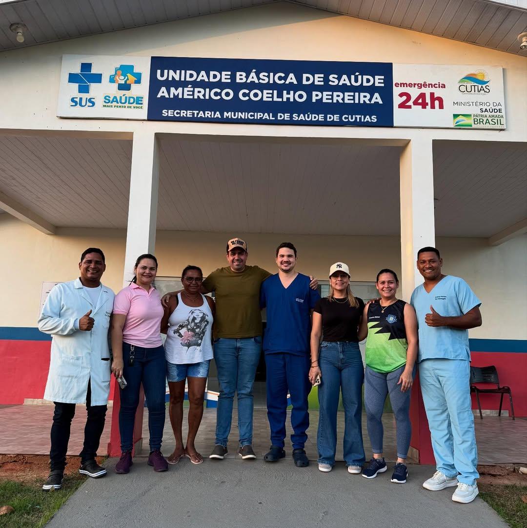 Roda de integração marca visita do Prefeito e vereadores às obras e UBS de Cutias