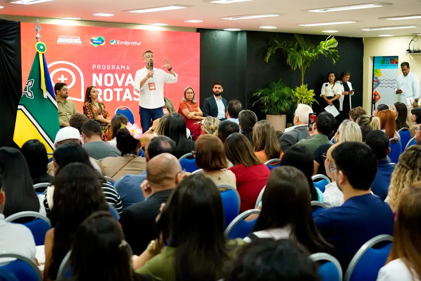 ‘Um esforço ativo nosso em busca de oportunidades’, destaca governador Clécio Luís no lançamento do Programa Novas Rotas da Embratur no Amapá