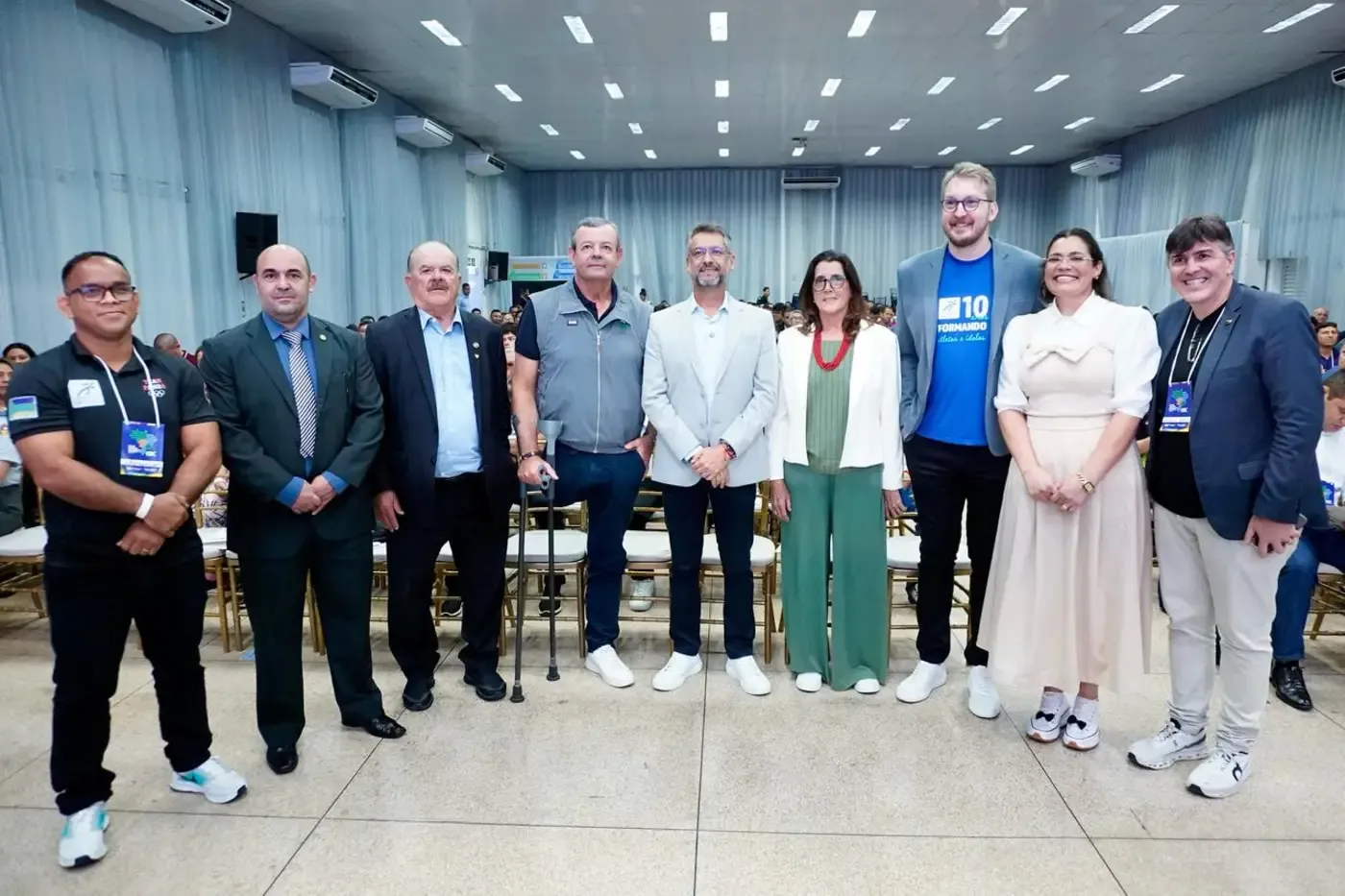 Clécio Luís destaca o papel do esporte no desenvolvimento estadual durante Fórum de Formação Esportiva