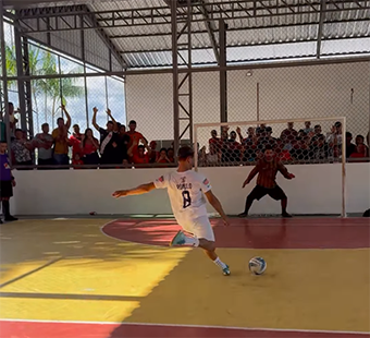 Finais da Copa do Mundo de Futsal agitam Vila Maranata, em Mazagão