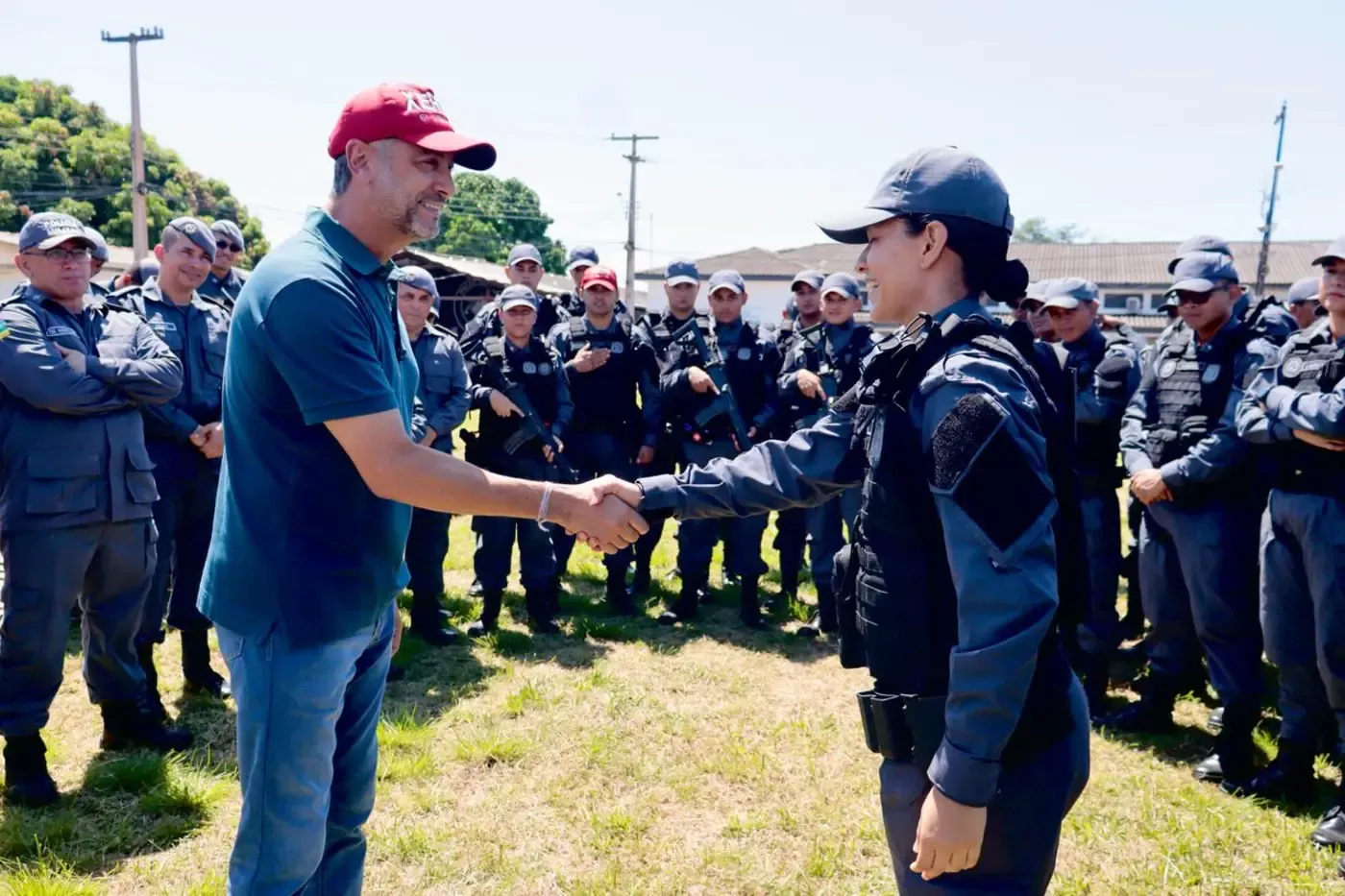 Governador Clécio Luís acompanha reta final do Curso de Formação dos novos soldados da Polícia Militar do Amapá