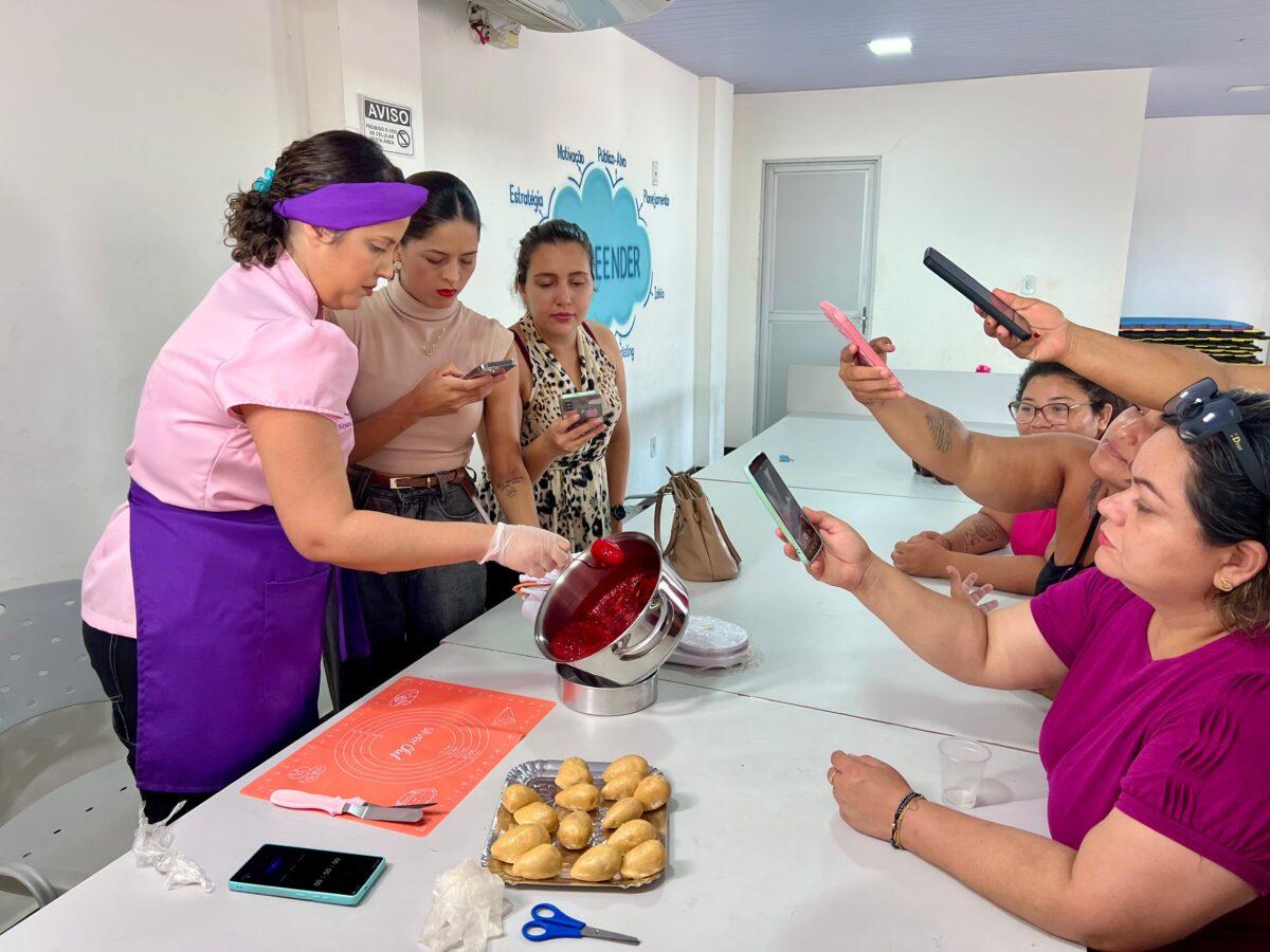 Oficina “Morango do Amor” capacita empreendedores com sabor, técnica e criatividade em Macapá