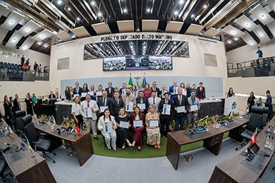 Poder Legislativo estadual homenageia os 80 anos da Associação Comercial do Amapá