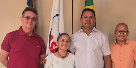 Prefeito de Calçoene reforça parceria com a Funasa para garantir água potável à população