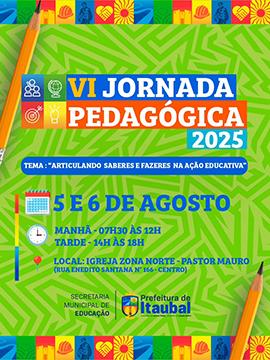 VI Jornada Pedagógica de Itaubal: fortalecendo a educação com saberes e fazeres