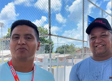 Visita técnica à nova quadra de vôlei de areia em Amapá mostra avanços e expectativas