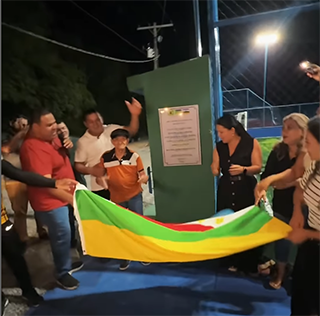 Arena de Grama Sintética da Colônia Agrícola do Matapi é inaugurada em Porto Grande