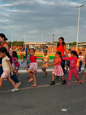 Ensaios mobilizam Cutias do Araguari para o desfile cívico de 7 de Setembro