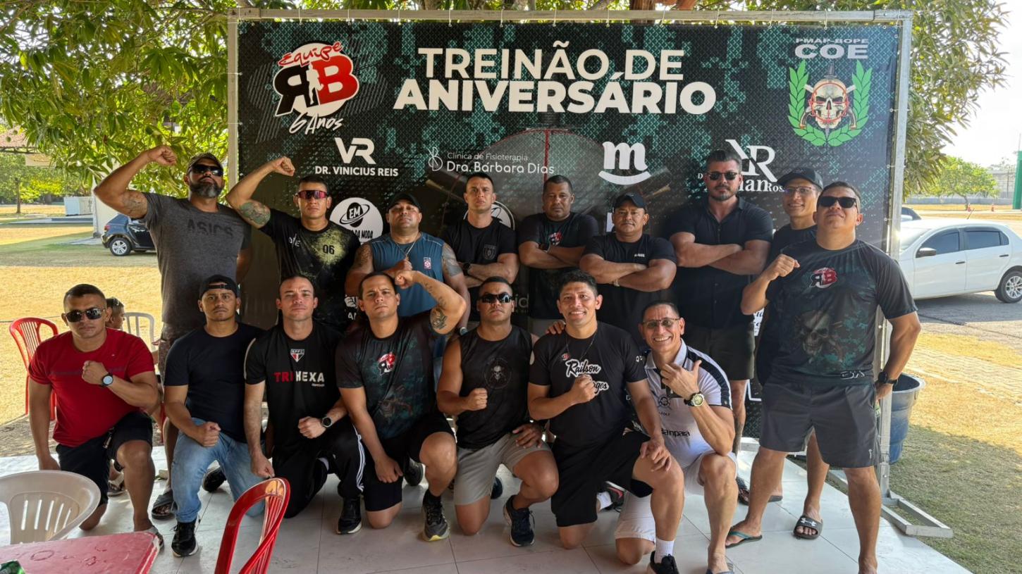 Equipe RB celebra 6 anos com treino especial de aniversário