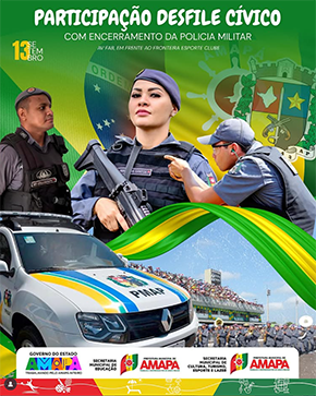 Estudantes do Amapá participam de desfile cívico que celebra data magna do Estado