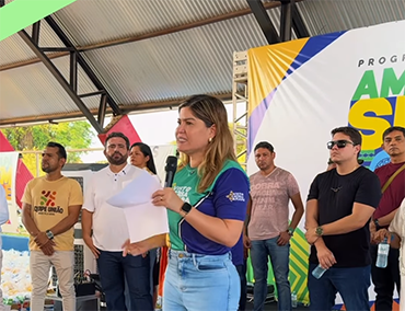 “Eu visto a camisa do Amapá com orgulho e esperança”, destaca Aline Gurgel em nova edição do Amapá Sem Fome