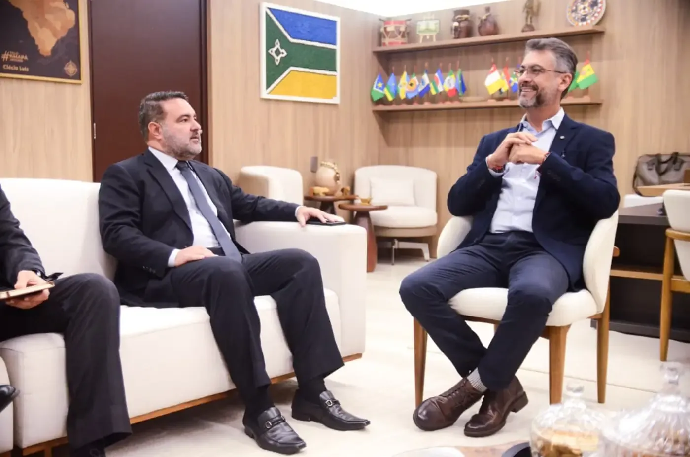 Governador Clécio Luís apresenta a vice-presidente do Tribunal de Contas da União avanços na gestão pública do Amapá