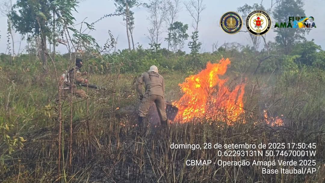 Itaubal mobiliza escolas e bombeiros para combater queimadas com Operação Amapá Verde