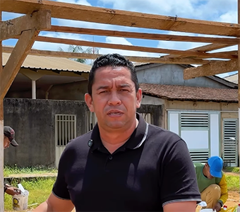 Oiapoque melhora conforto do transporte escolar com reforma de parada em Infraero