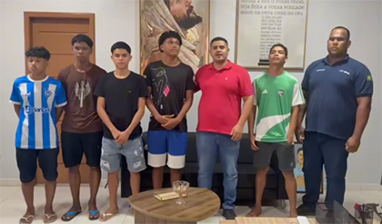 Prefeitura de Itaubal comemora aprovação de jovens em peneira do Santos-AP
