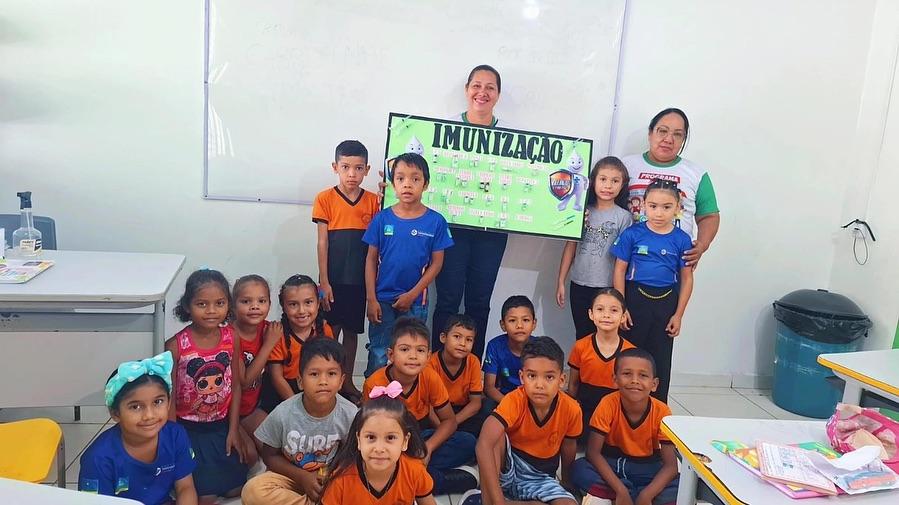 Programa Saúde na Escola promove ação educativa na Escola Raimunda Lobato