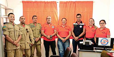 Secretaria de Defesa Civil de Mazagão recebe capacitação técnica do Corpo de Bombeiros Militar do Amapá