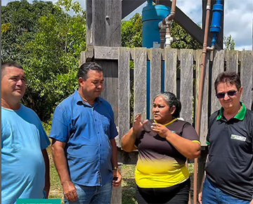 Água tratada chega ao Assentamento do Irineu em Calçoene