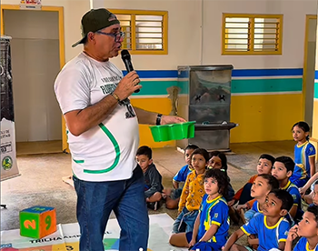 Educação ambiental mobiliza estudantes e agricultores em Laranjal do Jari