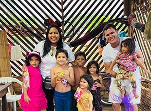 Família do vice-prefeito Naaliel e da vereadora Lene Paes celebra o Dia das Crianças em Serra do Navio