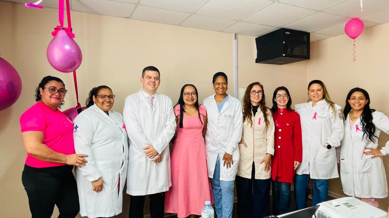Gestantes recebem cuidados especiais em ação do ‘Outubro Rosa’ no Papaléo Paes