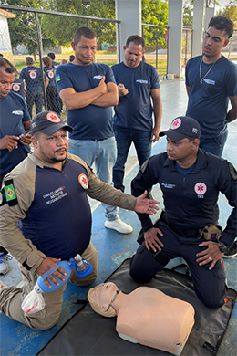 Itaubal avança em qualificação para emergências com segundo dia de curso regional de APH Avançado